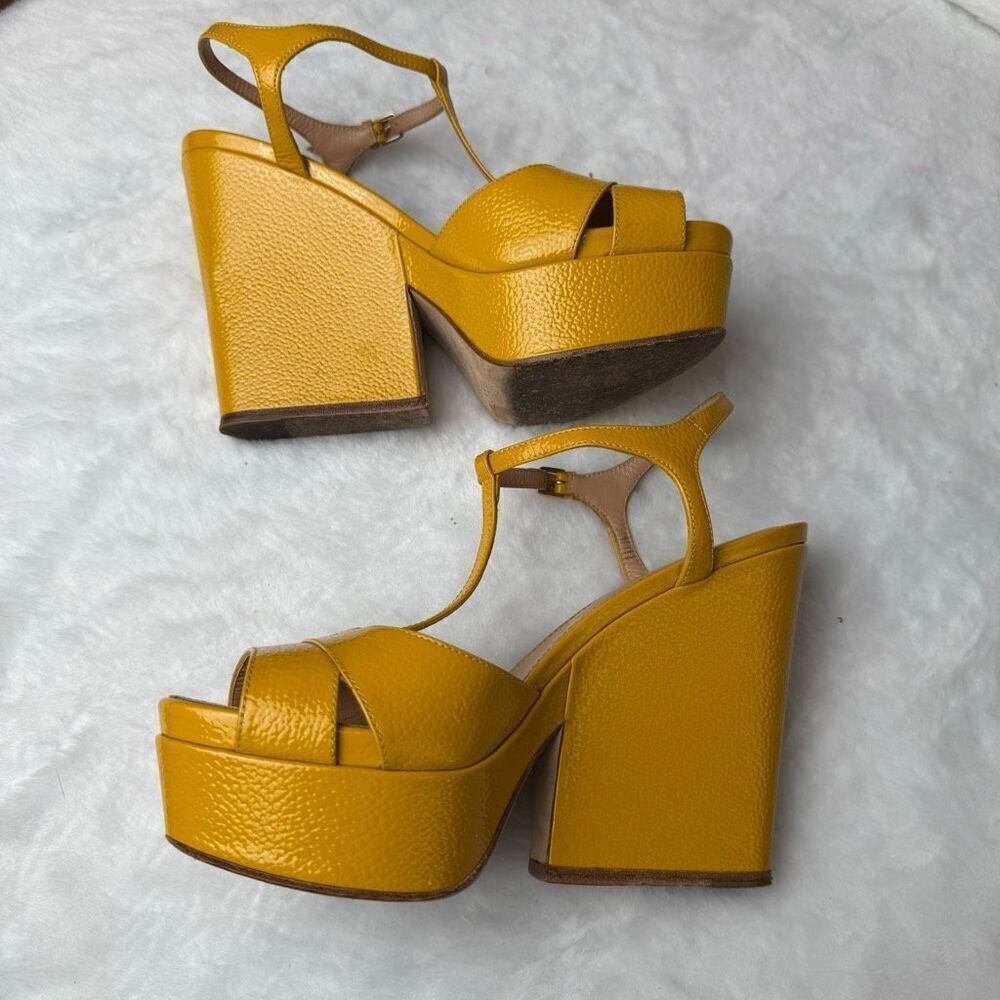 SERGIO ROSSI Patent leather wedges 🎀 - Picture 4 of 7